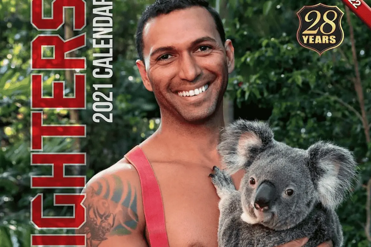 Bombeiros australianos em calendário 2021