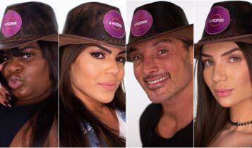 Imagem de Jojo, Tays, Juliano e Stéfani para a Enquete A Fazenda 12