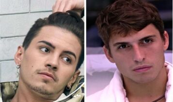 Biel, participante de A Fazenda 2020, e Felipe Prior, participante do BBB 20