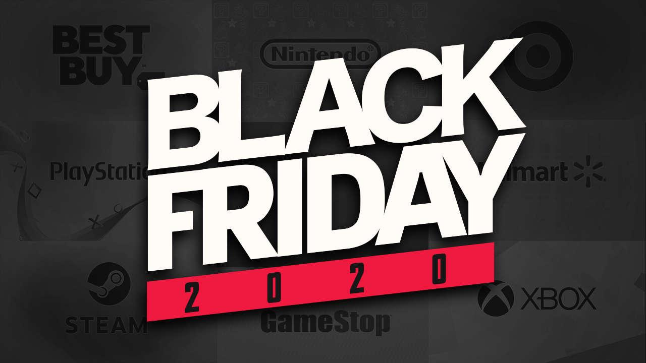 black friday 2020 logotipo fundo preto