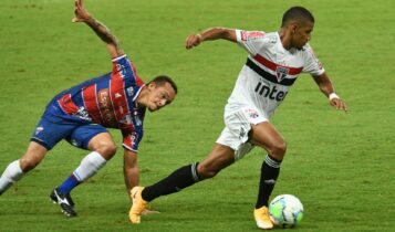 Com dois gols no empate entre São Paulo e Fortaleza, Brenner chegou a artilharia da equipe