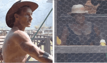 Na imagem, Juliano Ceglia e Jojo Todynho discutem em A Fazenda 12