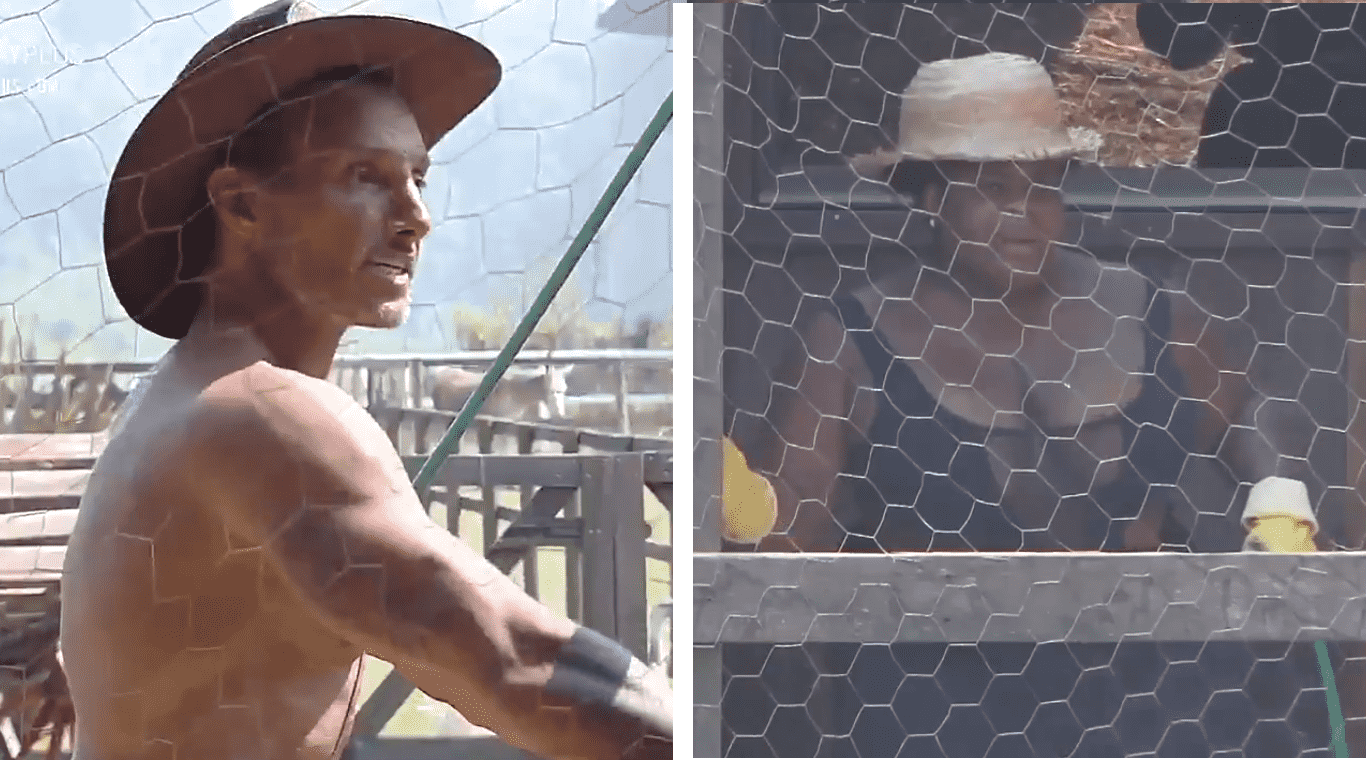 Na imagem, Juliano Ceglia e Jojo Todynho discutem em A Fazenda 12