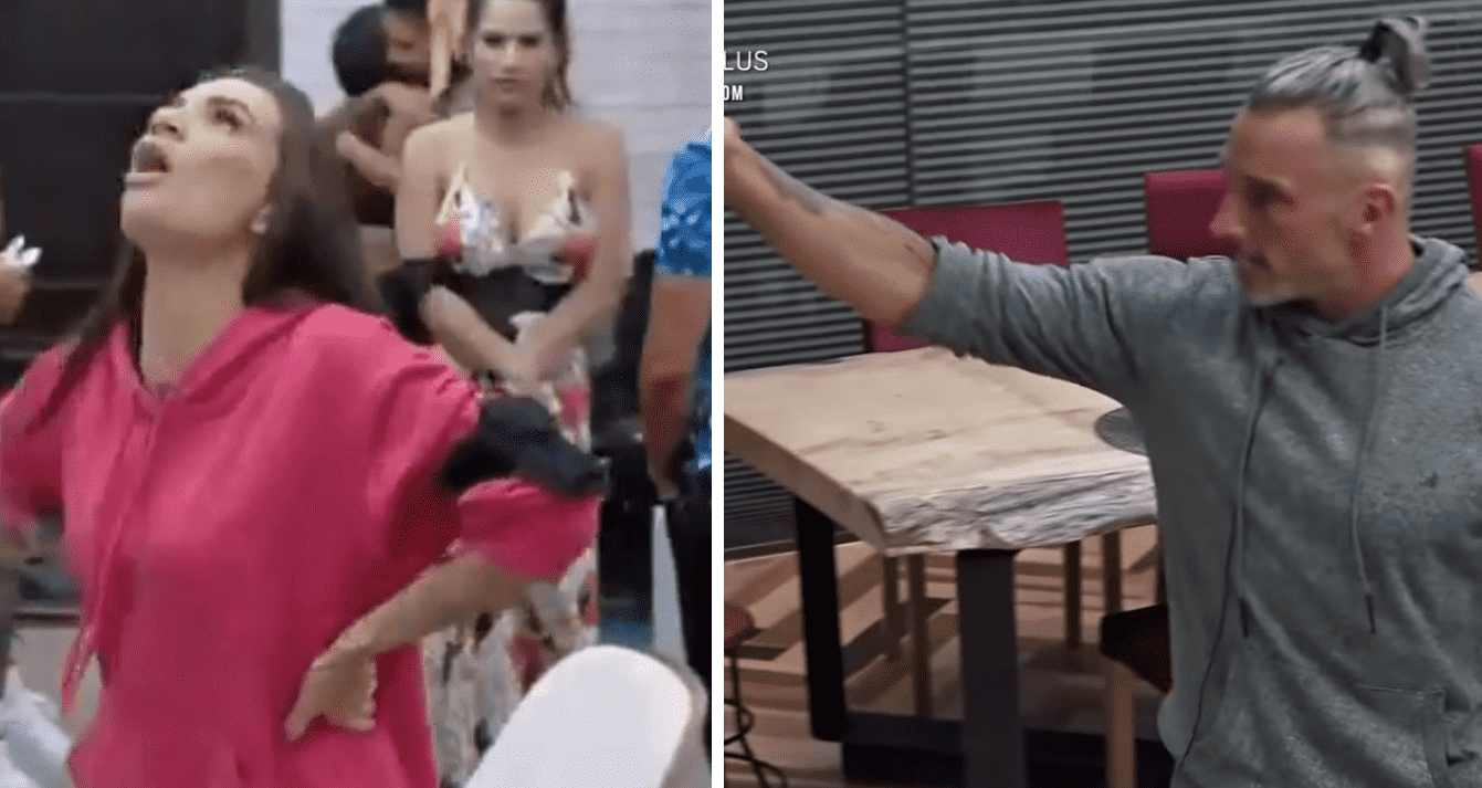 Stéfani e Juliano brigam em A Fazenda 12