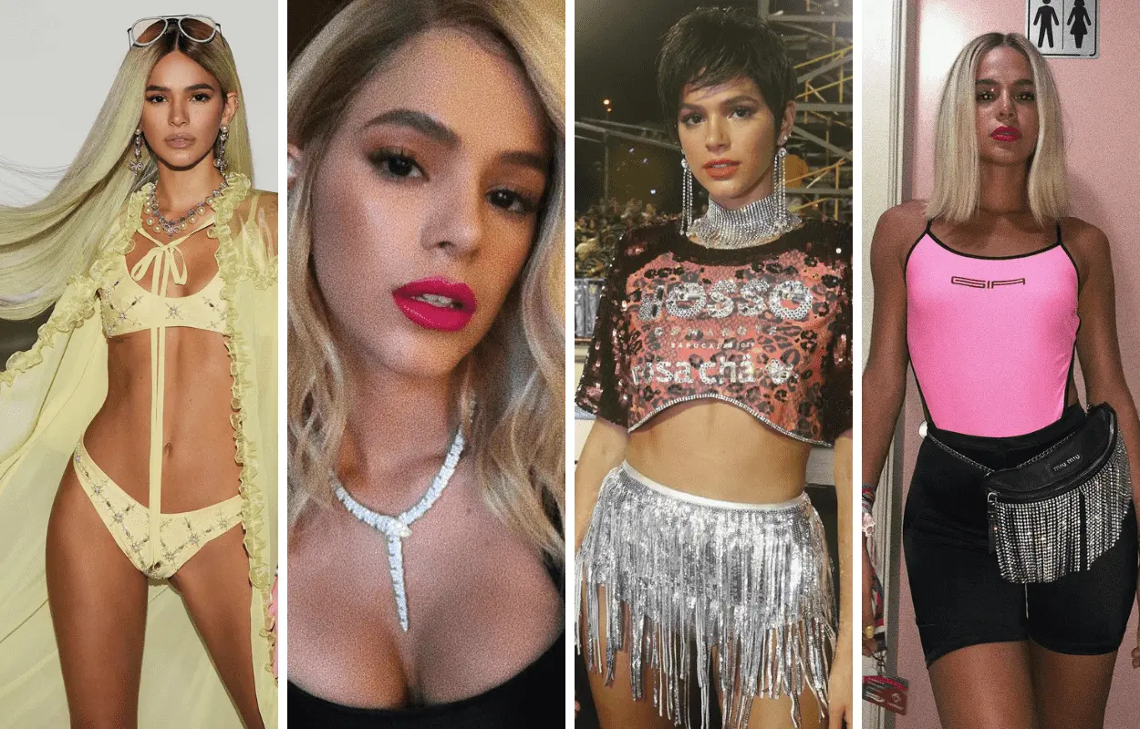 Peruca da Bruna Marquezine (Fotos: @brunamarquezine/Instagram/Reprodução)