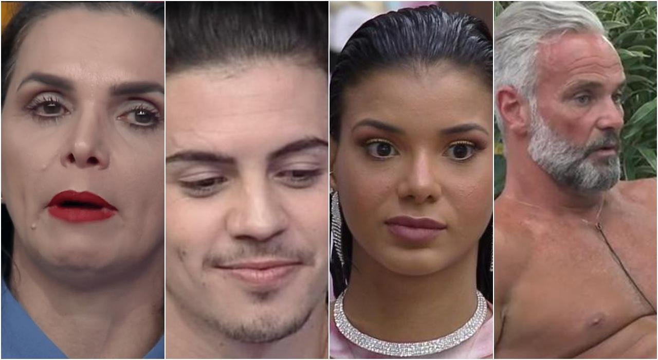 Luiza, Biel, Jakelyne e Mateus para Enquete A Fazenda 12