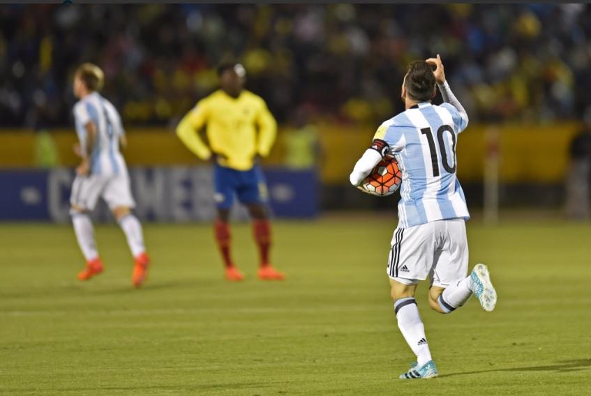 Argentina enfrenta o equador na primeira rodada das eliminatórias