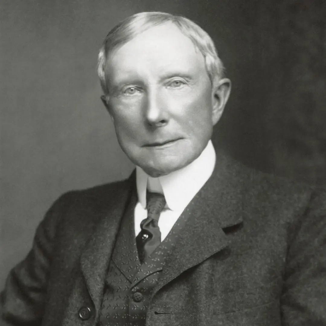 John D. Rockefeller primeiro da família Rockefeller que foi rico