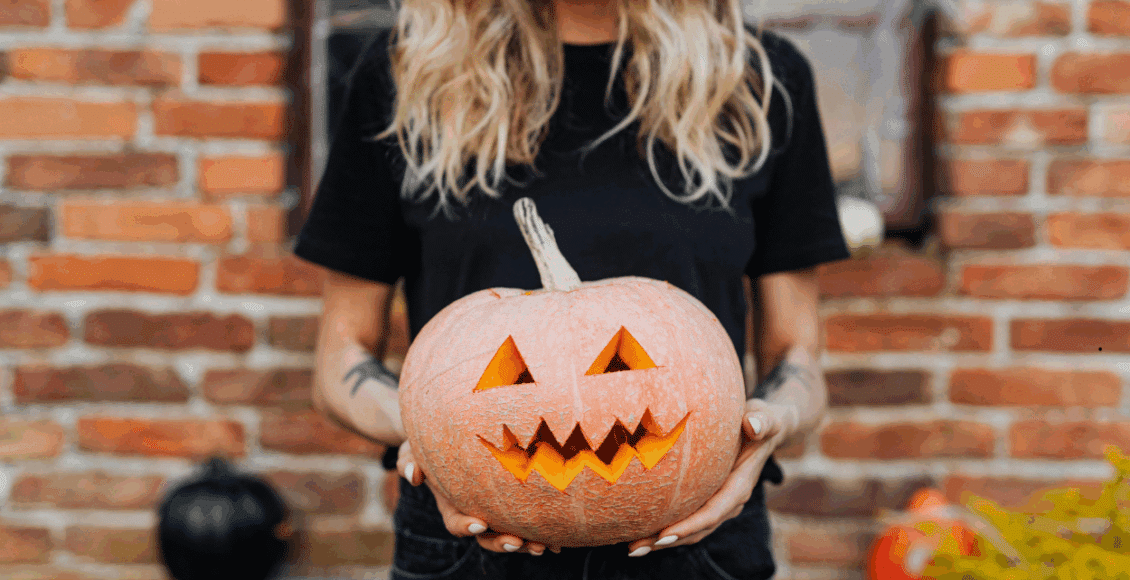 fazer a abóbora de Halloween