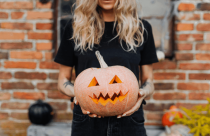 fazer a abóbora de Halloween
