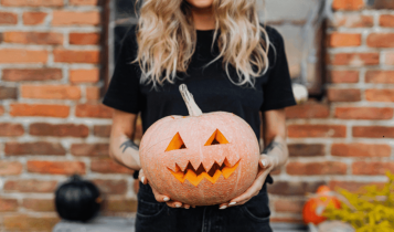 fazer a abóbora de Halloween