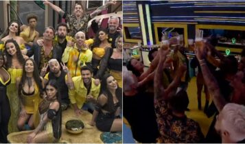 Imagem da festa do reality A Fazenda 2020