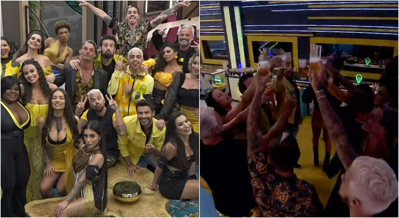 Imagem da festa do reality A Fazenda 2020