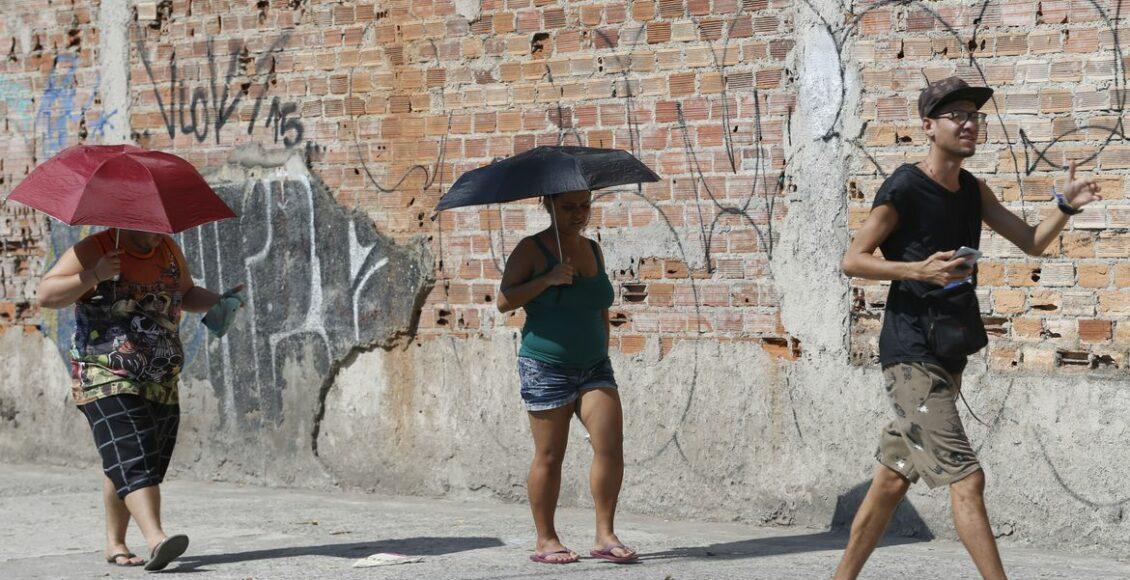 Onda de calor atinge o clima do Rio de Janeiro. Foto: Fernando Frazão/Agência Brasil
