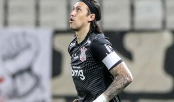 Cássio em ação no Corinthians