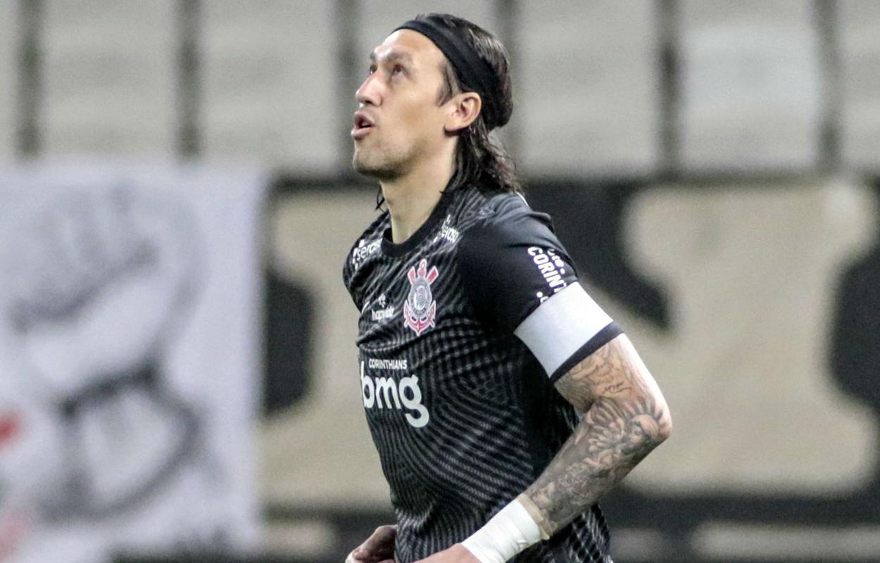 Cássio em ação no Corinthians