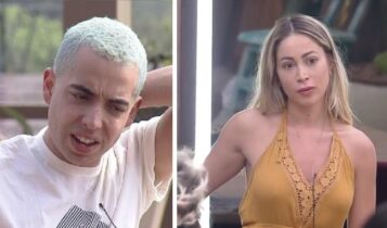 Na imagem, Lucas Maciel e Carol Narizinho, participantes de A Fazenda 12