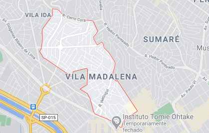 Em que bairro fica a Vila Madalena?