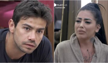 Imagem de Mariano e Mirella em A Fazenda 2020