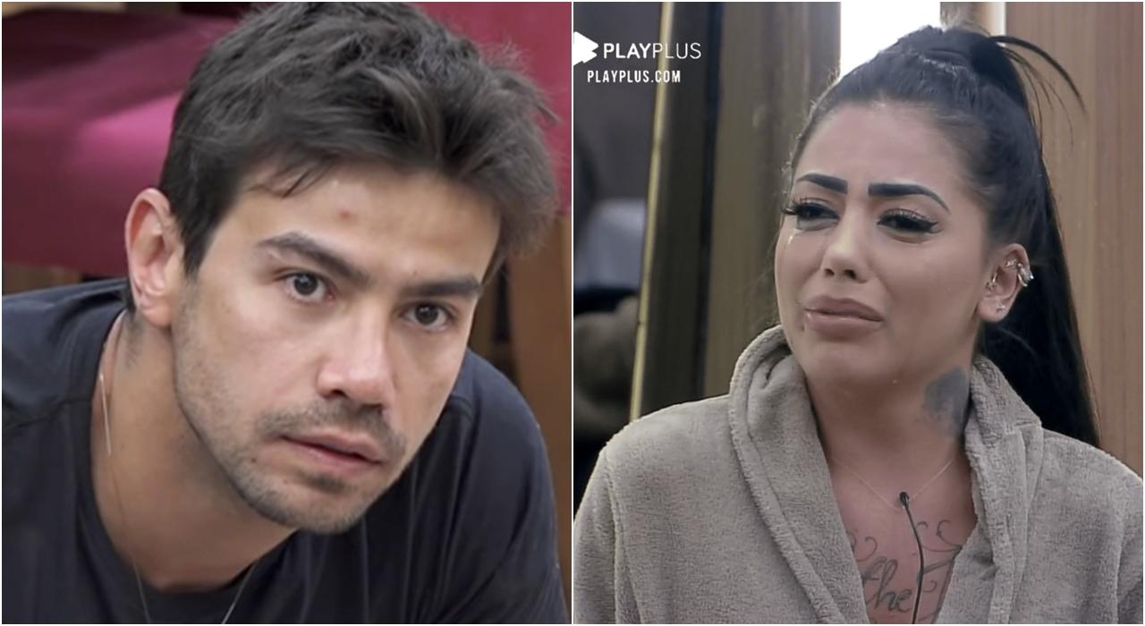 Imagem de Mariano e Mirella em A Fazenda 2020