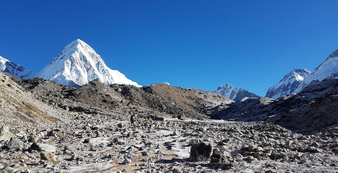 Vista da base do Monte Everest