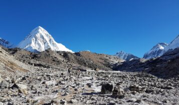 Vista da base do Monte Everest