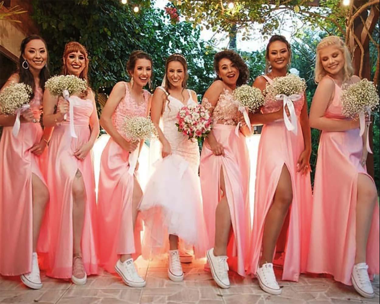 combinar tênis no casamento