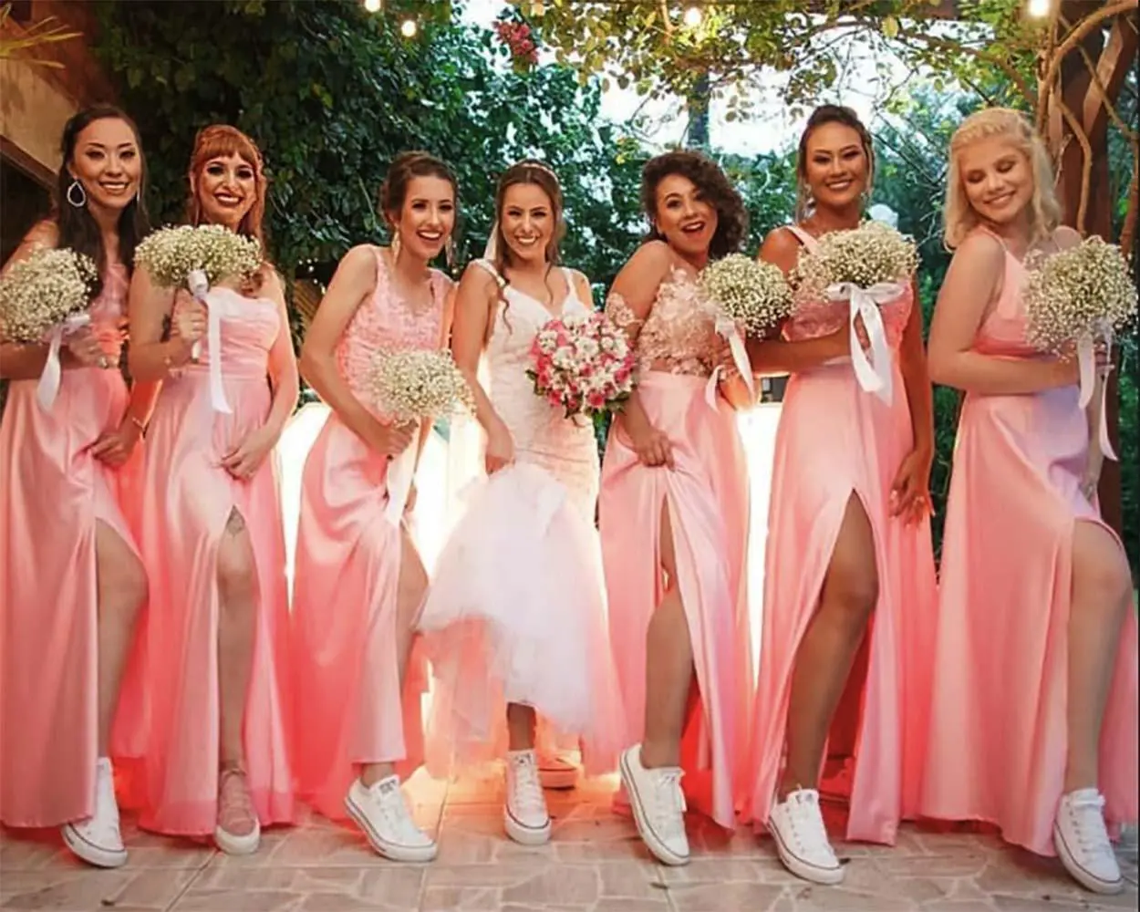 combinar tênis no casamento