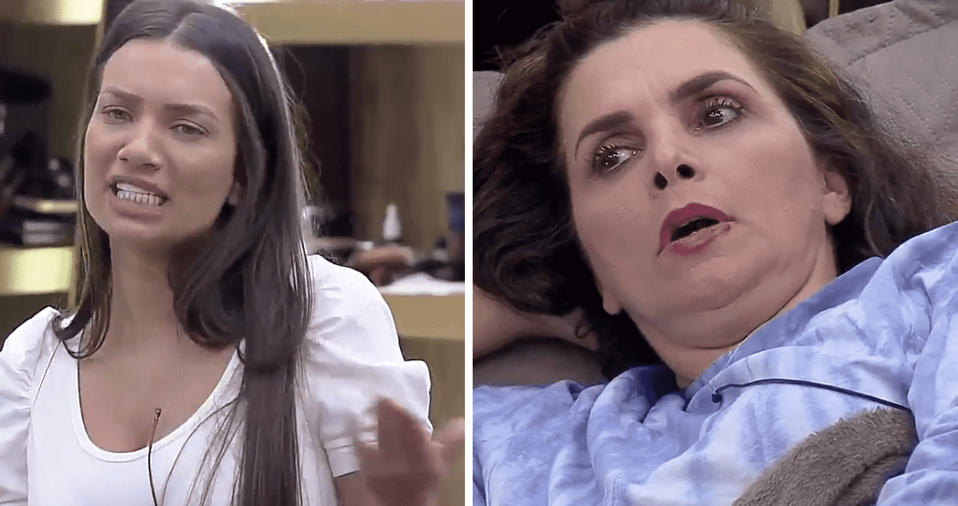 Na imagem, Stéfani e Luiza, participantes do reality show rural. Vote na enquete A Fazenda 2020
