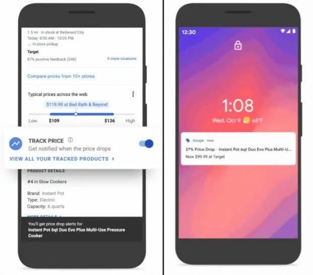 Como ativar alerta de preços