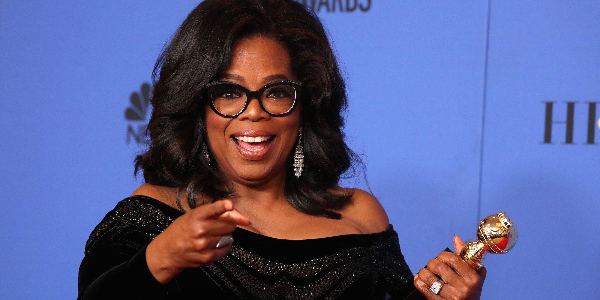 Imagem da jornalista e apresentadora Oprah Winfrey, que já criou seu perfil no Clubhouse