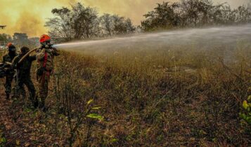 Operação Pantanal 2, combate ao incêndio na região. Foto: Mayke Toscano/SECOM-MT