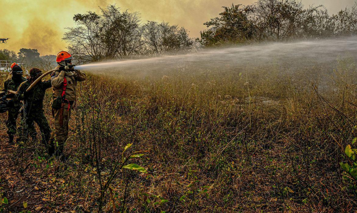 Operação Pantanal 2, combate ao incêndio na região. Foto: Mayke Toscano/SECOM-MT