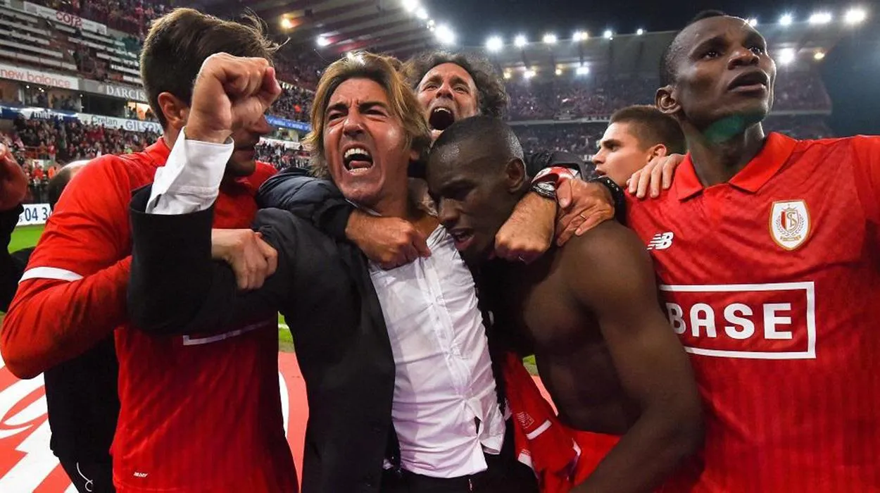 Ricardo Sá Pinto comemora no Standard Liège