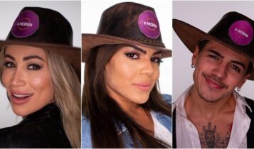 Imagem de Carol, tays e Biel na Enquete A Fazenda 12