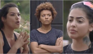 Imagem de Raissa, Lidi e Mirella em A Fazenda 2020