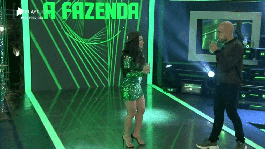 Imagem de Raissa e Lucas em A Fazenda 2020