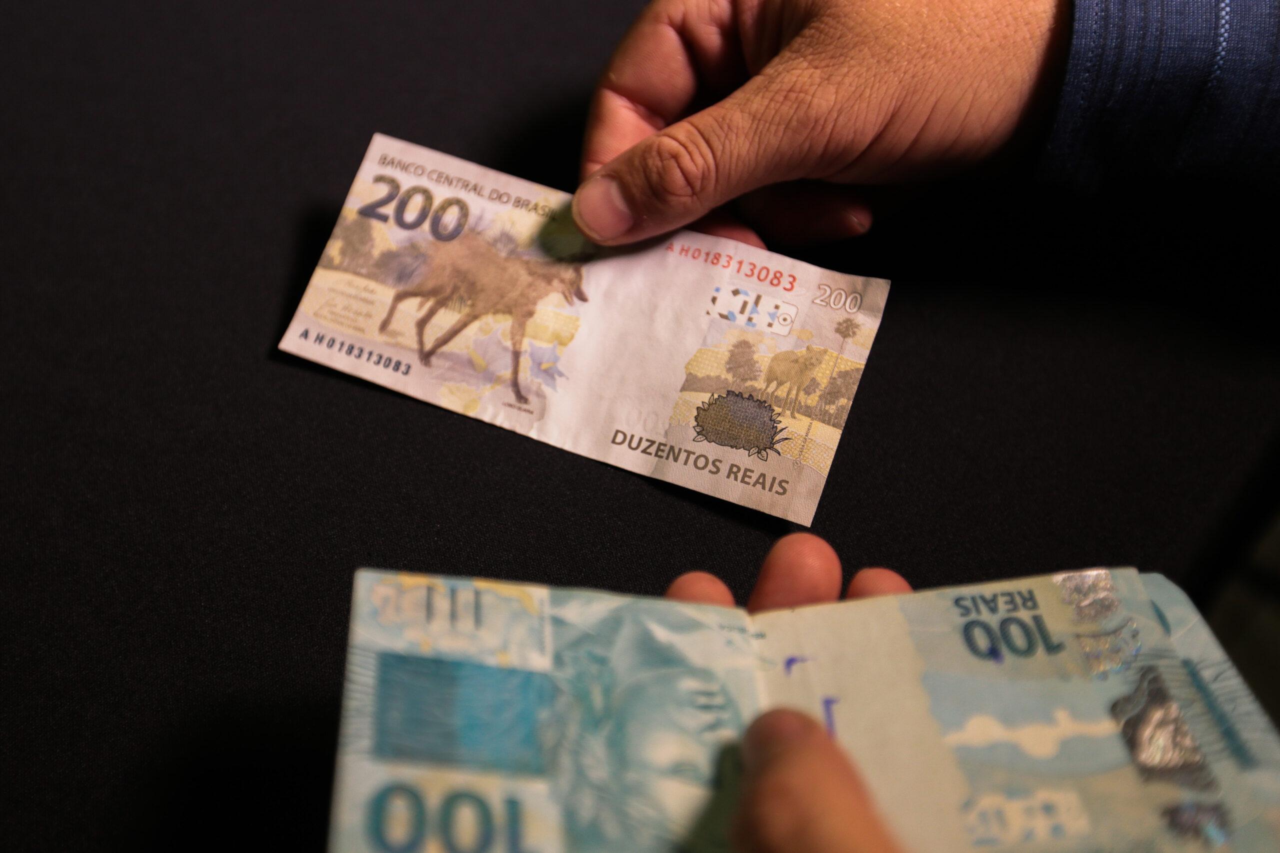 Nota de R$ 200 é alvo de ação na Justiça. Foto: Marcello Casal Jr/Agência Brasil