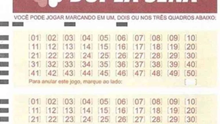Resultado da Dupla Sena 2149: veja os números sorteados do prêmio de R$ 3,5 milhões