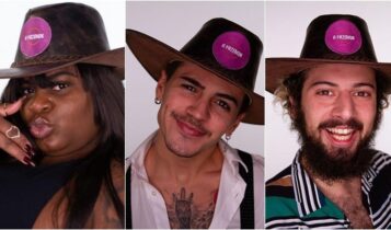 Jojo, Biel e Cartolouco disputam a preferência do público de A Fazenda 2020