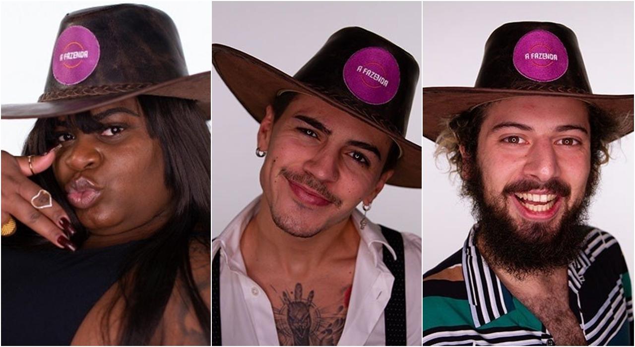 Imagem de Jojo, Biel e Cartolouco na Enquete A Fazneda 12
