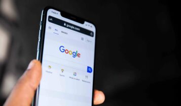 Imagem do aplicativo do Google em smartphone