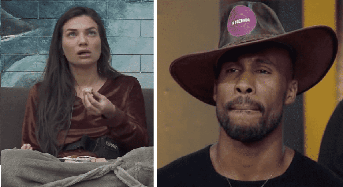 Na imagem, Stefani Bays e Rodrigo Moraes, participante de A Fazenda 2020