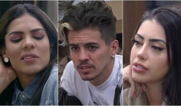 Tays, Biel e Mirella para a enquete a fazenda 12