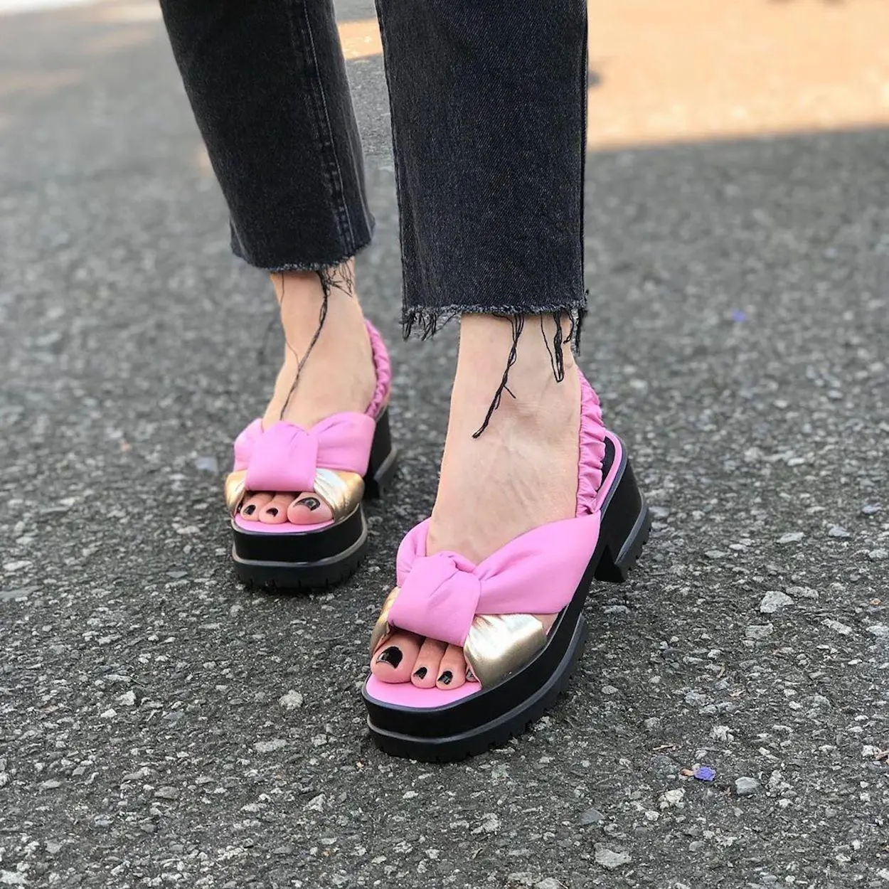 tendências em sandálias 