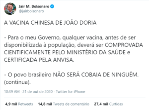 twitter bolsonaro