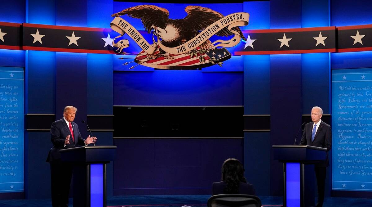 último debate entre Trump e Biden