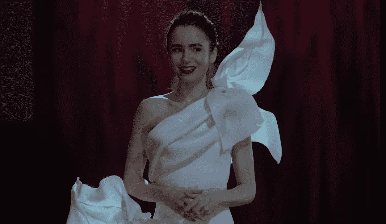 vestido branco deslumbrante emily