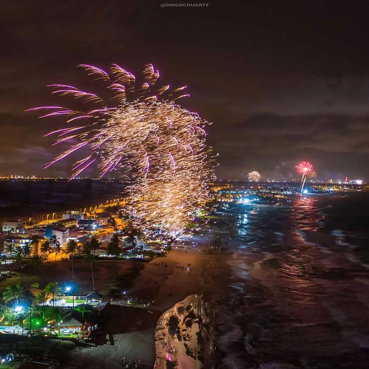 queima de fogos reveillon recife festa de final de ano 2021