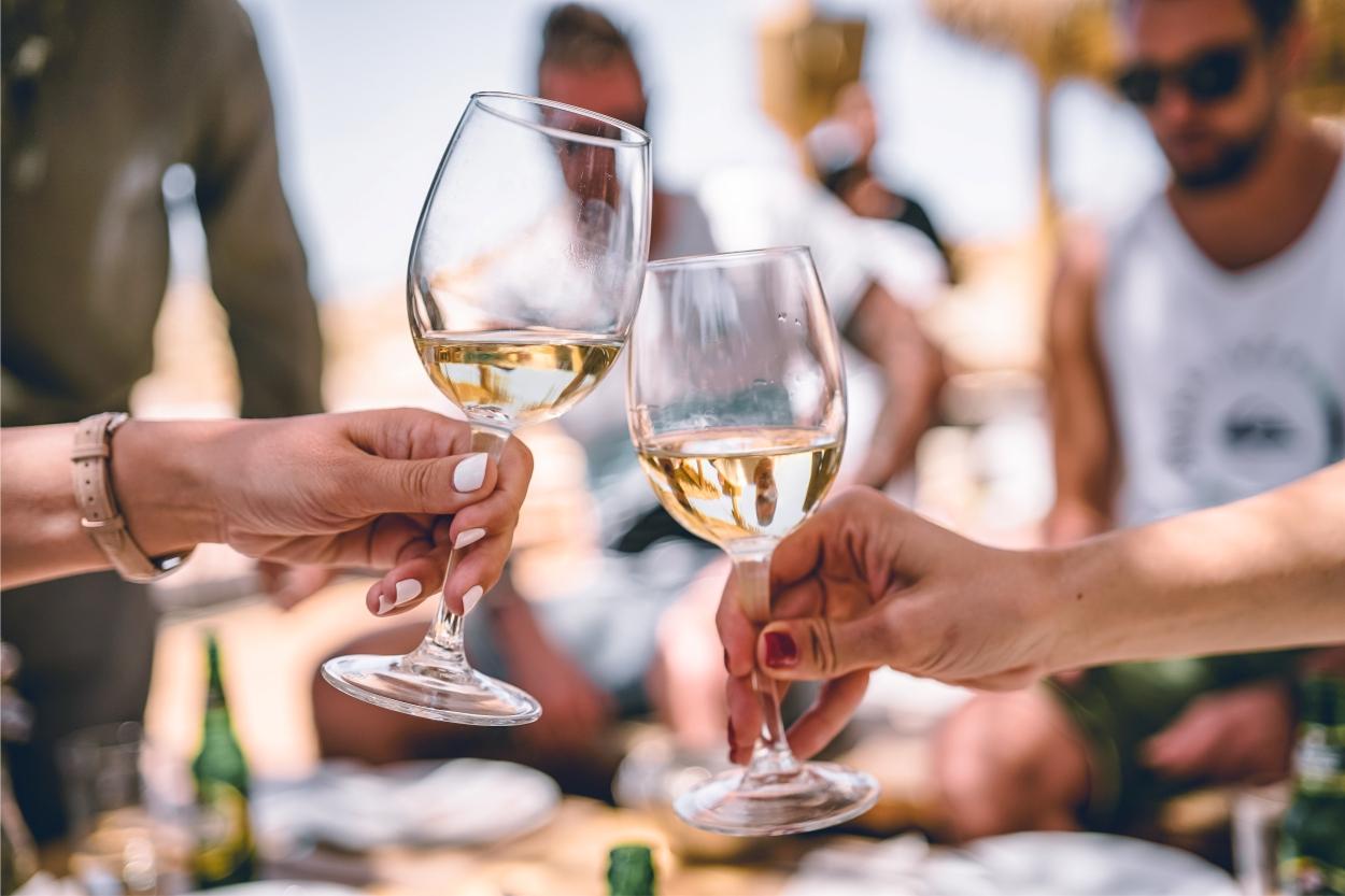 vinho frisante é a bebida do verão